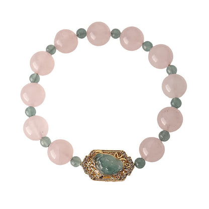 Rose Quartz Jade Bracelet