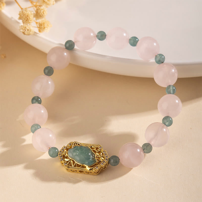 Rose Quartz Jade Bracelet