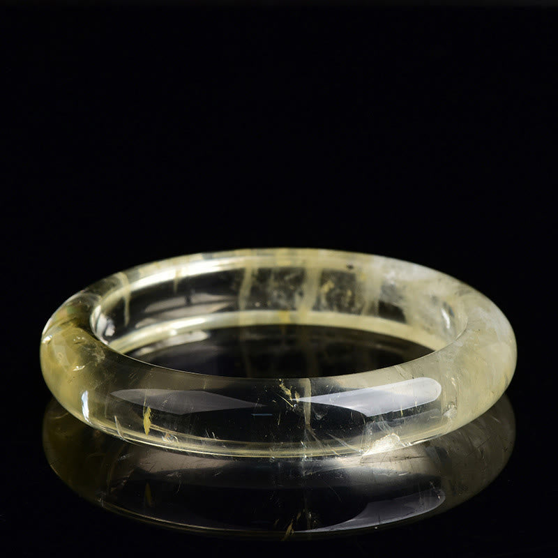 Citrine Quartz Cuff Bangle by Worn Within