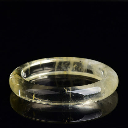 Citrine Quartz Cuff Bangle by Worn Within