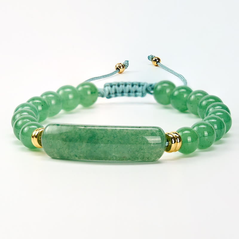 Five-Stone Crystal Bead Bracelet