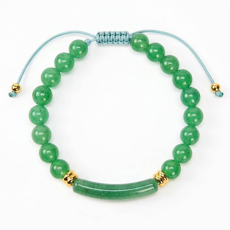 Five-Stone Crystal Bead Bracelet