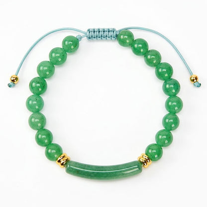 Five-Stone Crystal Bead Bracelet
