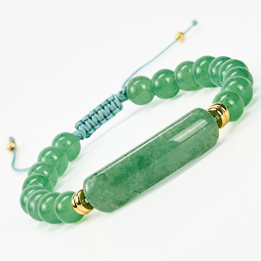 Five-Stone Crystal Bead Bracelet by Worn Within