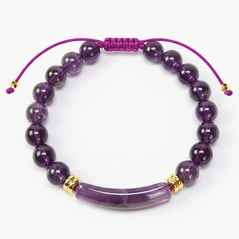 Five-Stone Crystal Bead Bracelet