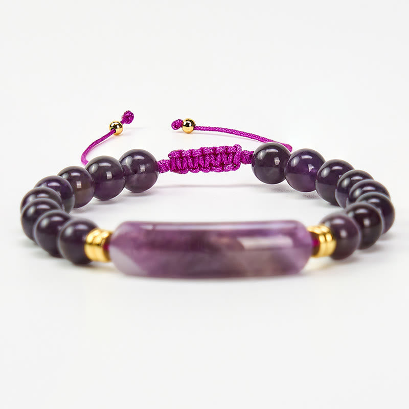 Five-Stone Crystal Bead Bracelet