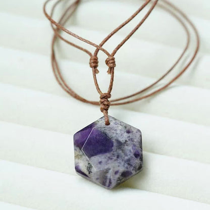Clear Quartz Star of David Necklace