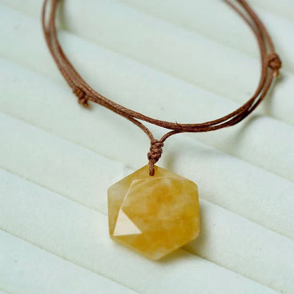 Clear Quartz Star of David Necklace