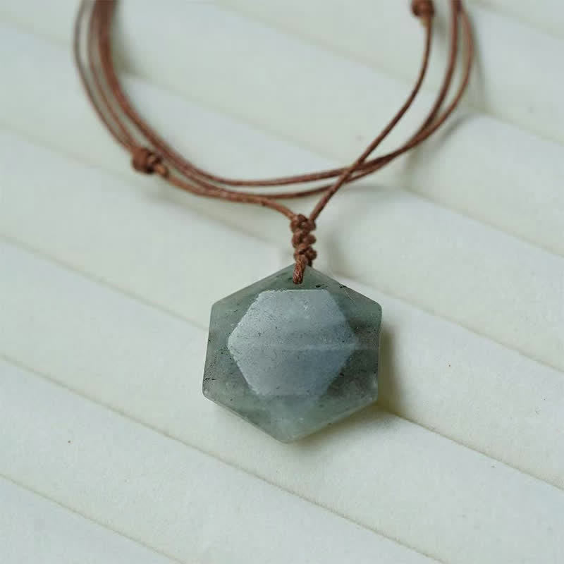 Clear Quartz Star of David Necklace