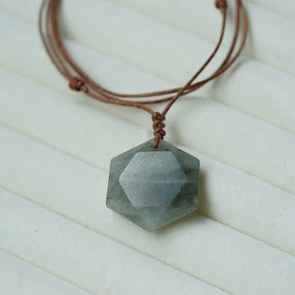 Clear Quartz Star of David Necklace