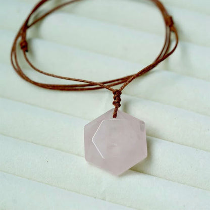 Clear Quartz Star of David Necklace