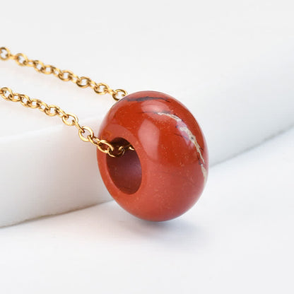Rose Quartz Aventurine Round Necklace