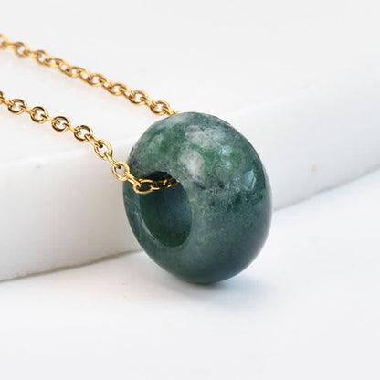 Rose Quartz Aventurine Round Necklace