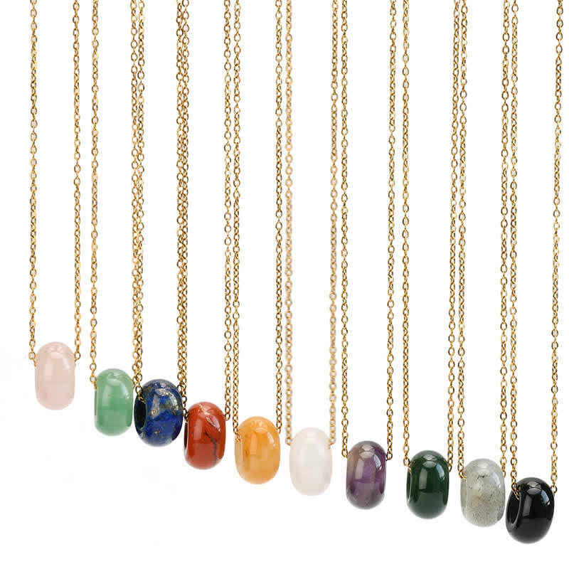 Rose Quartz Aventurine Round Necklace