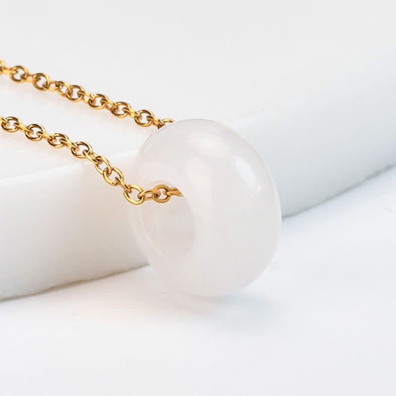 Rose Quartz Aventurine Round Necklace