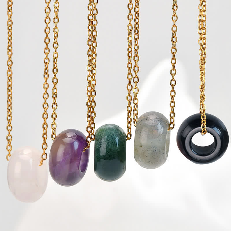 Rose Quartz Aventurine Round Necklace