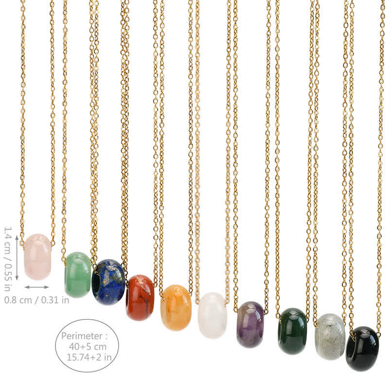 Rose Quartz Aventurine Round Necklace