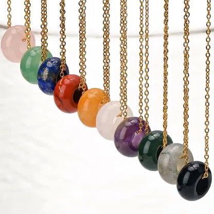 Rose Quartz Aventurine Round Necklace