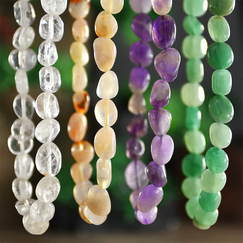 Indian Agate Irregular Shapes Bead Necklace