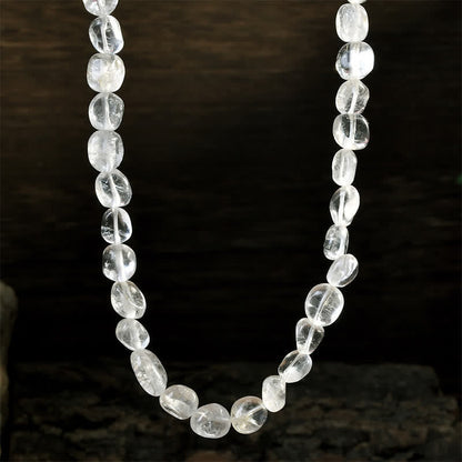 Indian Agate Irregular Shapes Bead Necklace