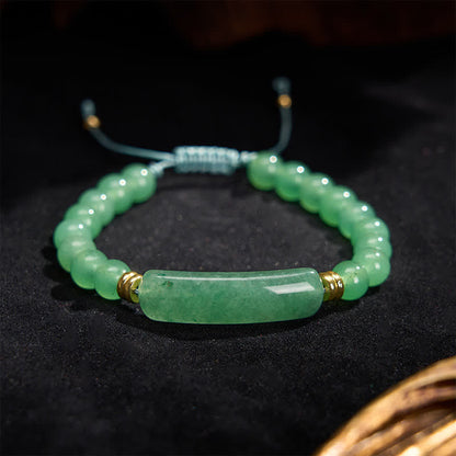 Five-Stone Crystal Bead Bracelet