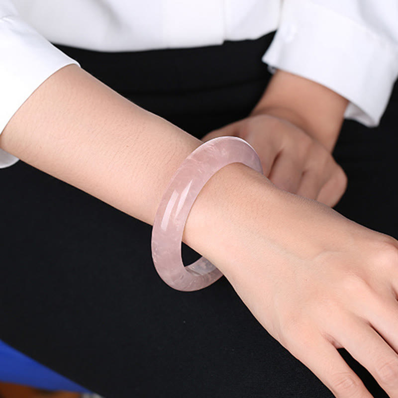 Rose Quartz Bangle
