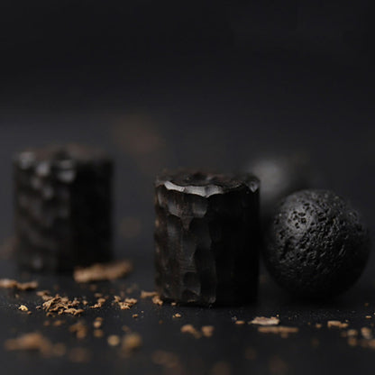 Lava Rock Ebony Wood Tiger's Eye Bracelet
