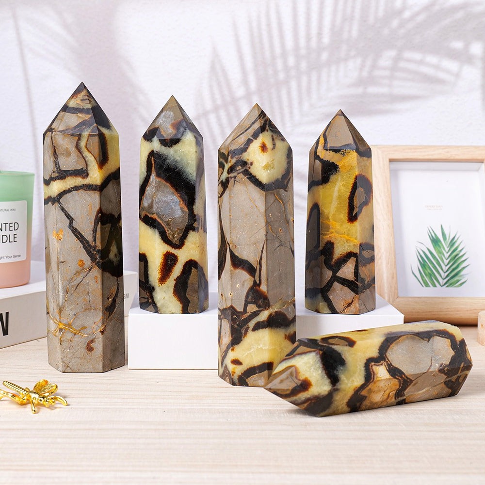 Ancient Septarian Crystal Tower by Worn Within