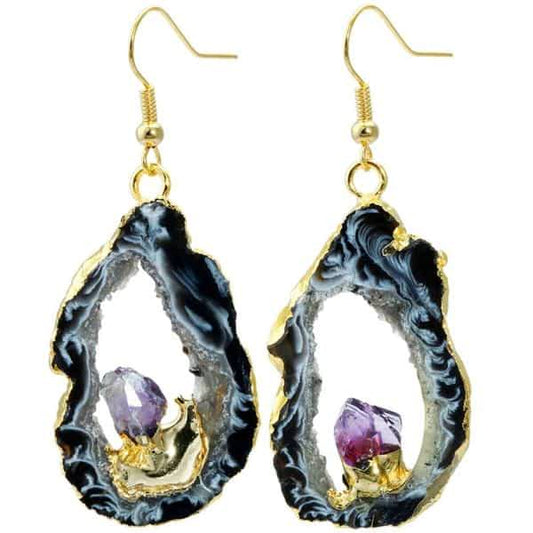 Amethyst Dangle Earrings