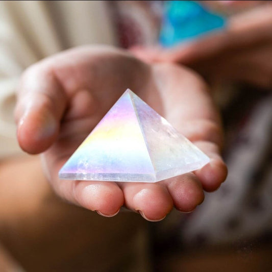 Aura Quartz Pyramid by Worn Within