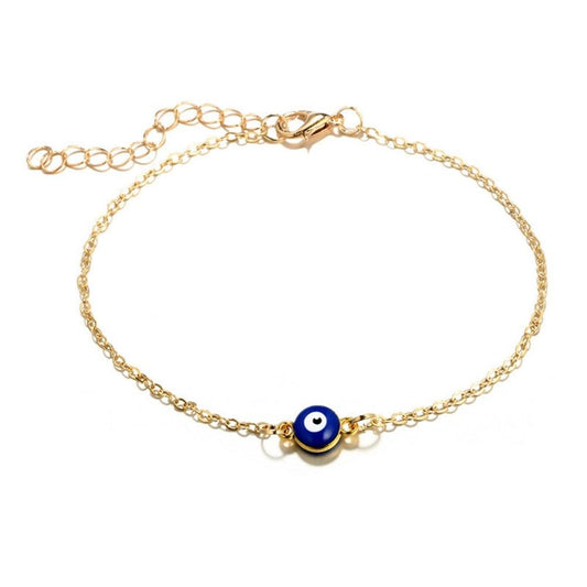 Evil Eye Protection Anklet by Worn Within