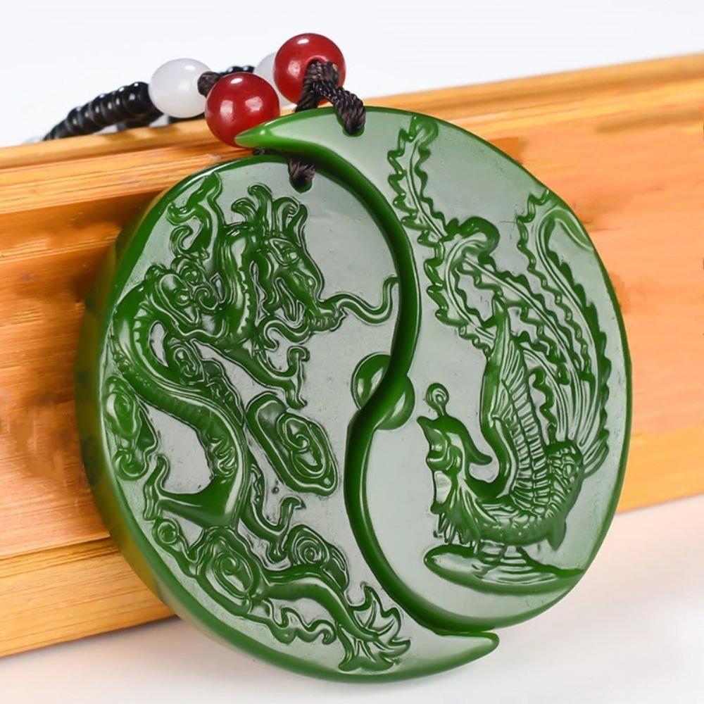 Crystal Jade Matching Pendants by Worn Within