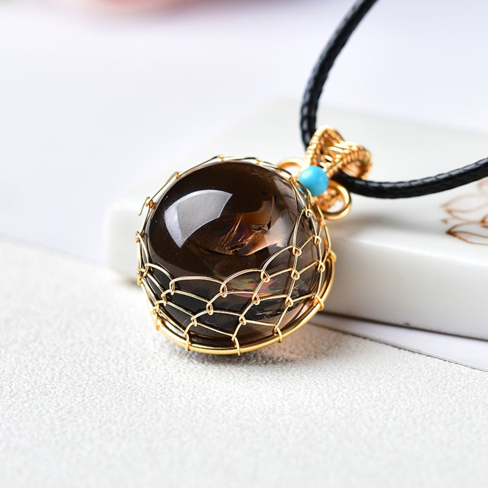 Elegant Smoky Quartz Pendant by Worn Within