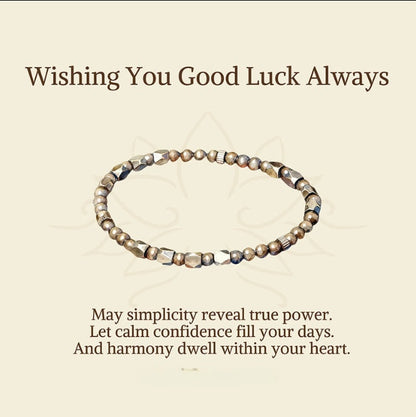 Brass Round Bead Bracelet