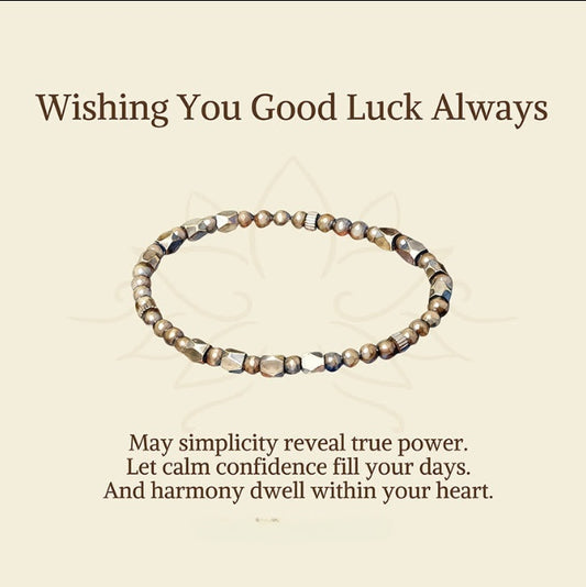 Brass Round Bead Bracelet