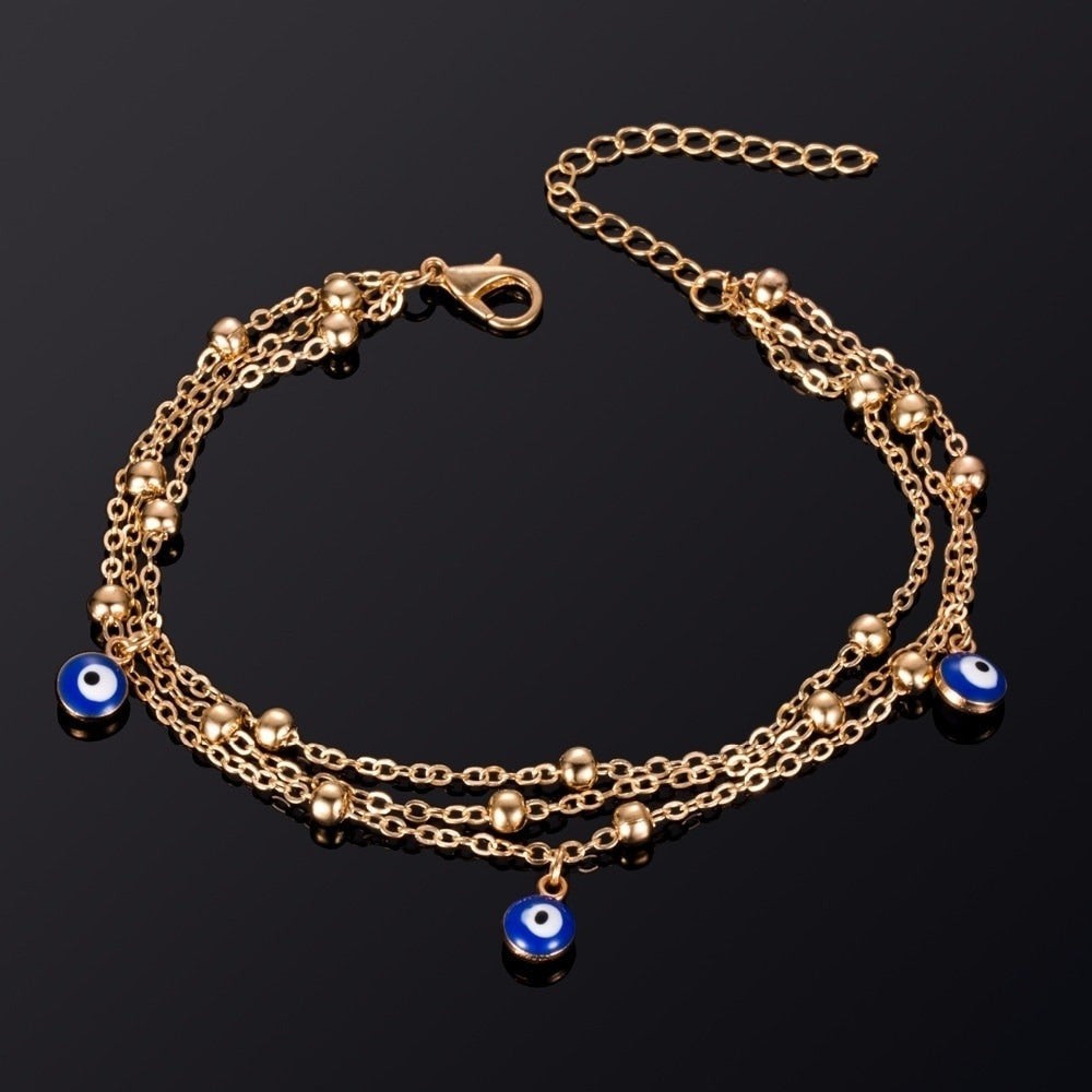 Evil Eye Protection Energy Anklet