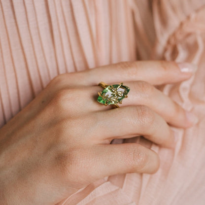 Dragonfly Gemstone Ring – For the Main Character in a Fairytale