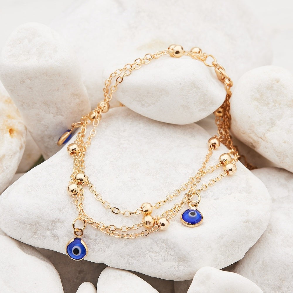 Evil Eye Protection Energy Anklet by Worn Within