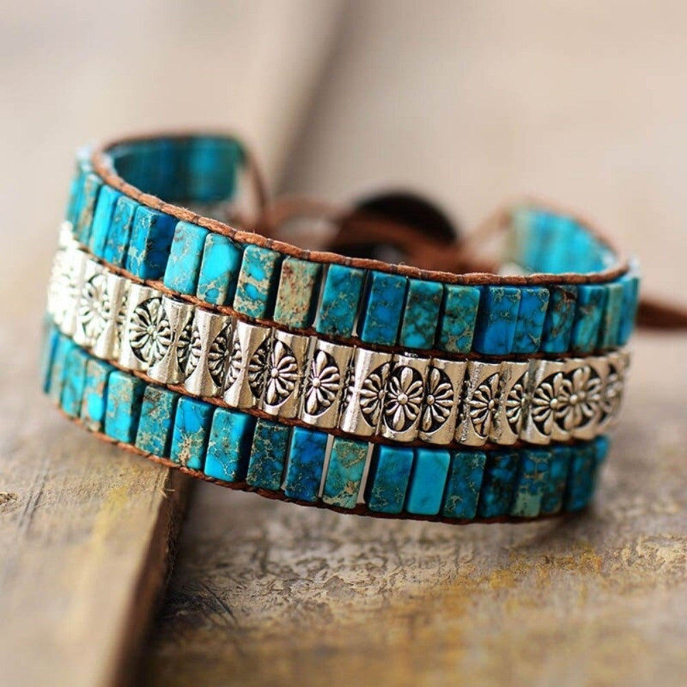 Handmade Dreamer Stone Bracelet by Worn Within