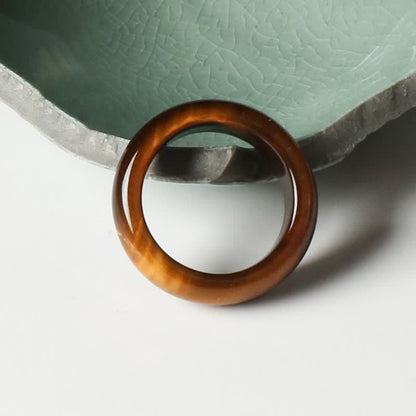 Tiger's Eye Stone Ring