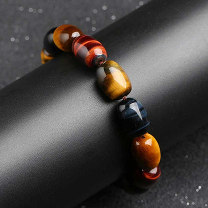 Klassisches Tigeraugen-Perlenarmband