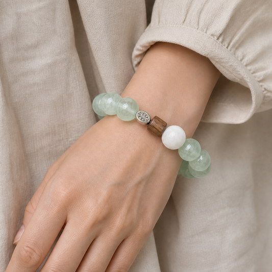 Mint Serenity Crystal Bracelet