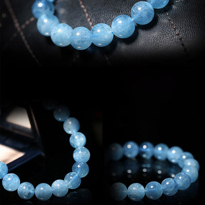 Aquamarine Beads Bracelet