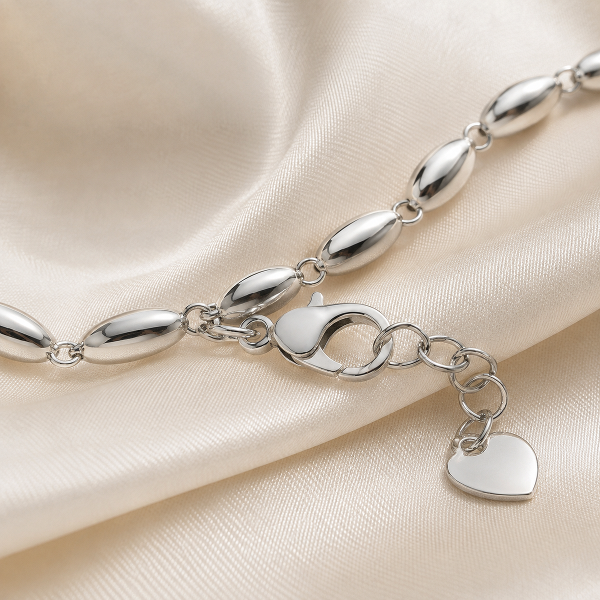 Quiet Current Silver Link Bracelet