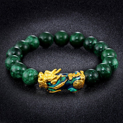 Cyan Jade Pixiu Bracelet