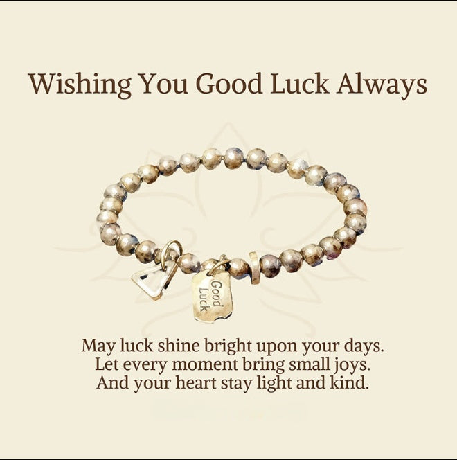Pure Copper Brass Bead Bracelet