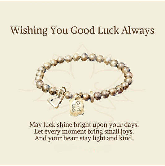 Pure Copper Brass Bead Bracelet