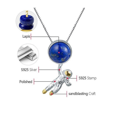 Space Odyssey Lapis Lazuli Pendant