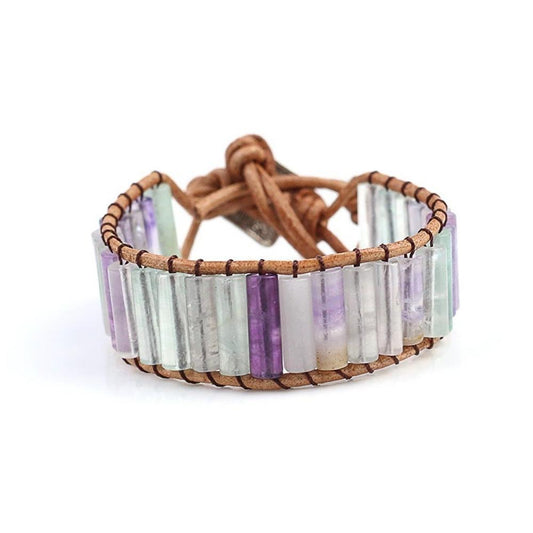 Gentle Spirit Fluorite Crystal Bracelet by Worn Within