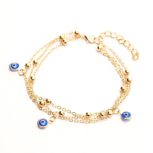 Evil Eye Protection Energy Anklet